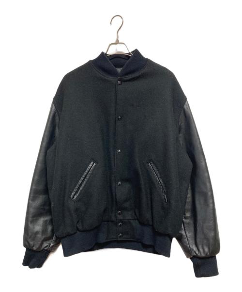 Holloway（ホロウェイ）Holloway (ホロウェイ) レザースリーブスタジャン ブラック サイズ:XLの古着・服飾アイテム