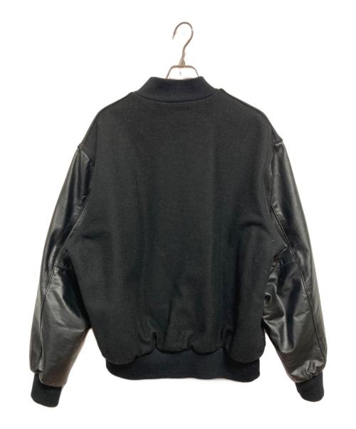 Holloway（ホロウェイ）Holloway (ホロウェイ) レザースリーブスタジャン ブラック サイズ:XLの古着・服飾アイテム