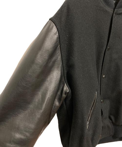 Holloway（ホロウェイ）Holloway (ホロウェイ) レザースリーブスタジャン ブラック サイズ:XLの古着・服飾アイテム