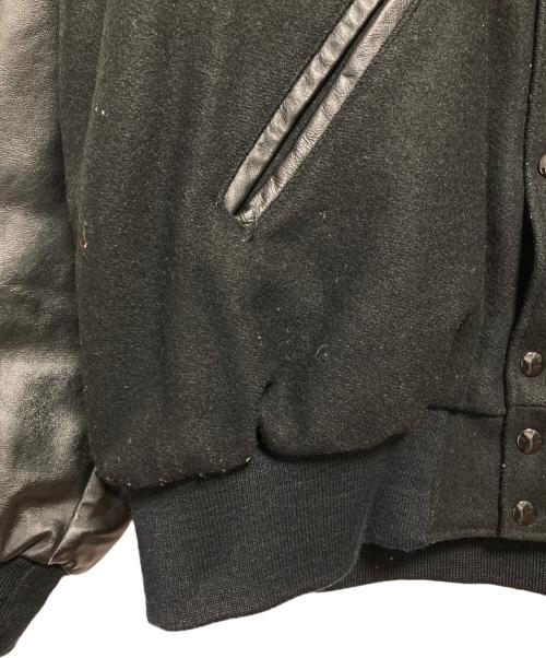 Holloway（ホロウェイ）Holloway (ホロウェイ) レザースリーブスタジャン ブラック サイズ:XLの古着・服飾アイテム