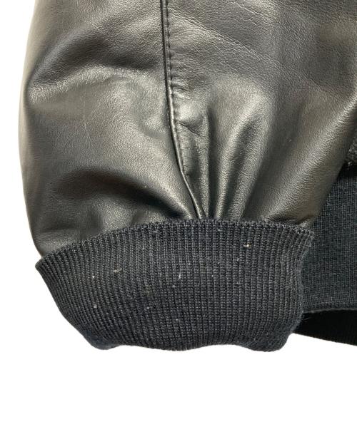 Holloway（ホロウェイ）Holloway (ホロウェイ) レザースリーブスタジャン ブラック サイズ:XLの古着・服飾アイテム