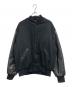Holloway（ホロウェイ）の古着「レザースリーブスタジャン」｜ブラック