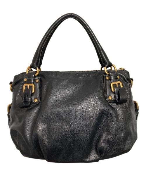 PRADA（プラダ）PRADA (プラダ) SOFTCALF NERO ブラックの古着・服飾アイテム