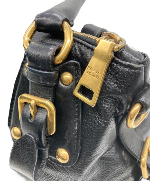 PRADA（プラダ）PRADA (プラダ) SOFTCALF NERO ブラックの古着・服飾アイテム