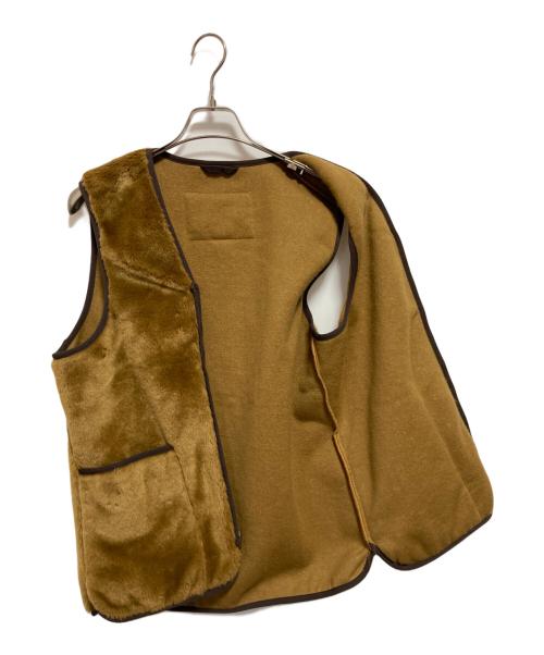Barbour（バブアー）Barbour (バブアー) ファーライナー ベスト ベージュ サイズ:SIZE 38の古着・服飾アイテム
