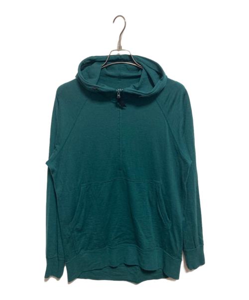 山と道（ヤマトミチ）山と道 (ヤマトミチ) Merino Hoody グリーン サイズ:Lの古着・服飾アイテム