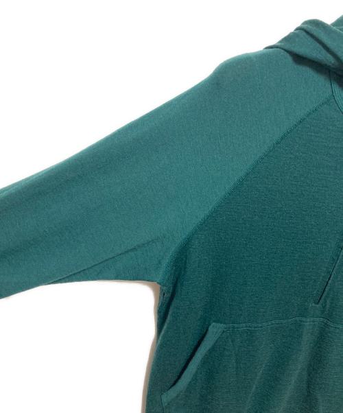 山と道（ヤマトミチ）山と道 (ヤマトミチ) Merino Hoody グリーン サイズ:Lの古着・服飾アイテム