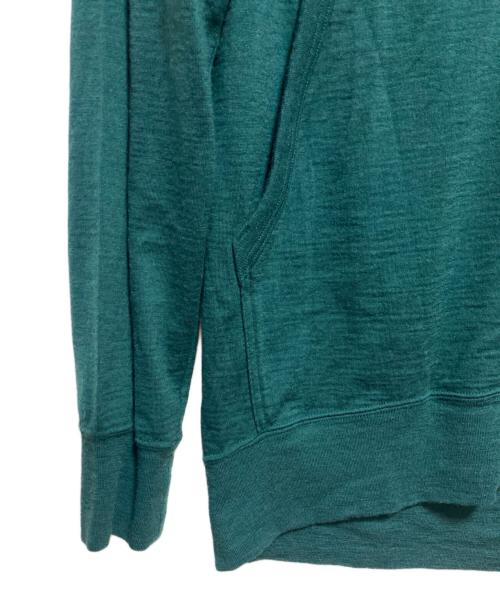 山と道（ヤマトミチ）山と道 (ヤマトミチ) Merino Hoody グリーン サイズ:Lの古着・服飾アイテム
