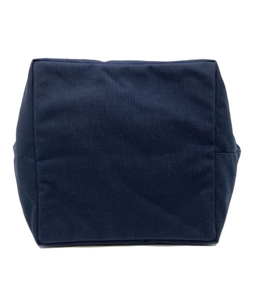 Herve Chapelier（エルベシャプリエ）Herve Chapelier (エルベシャプリエ) レザーハンドル舟型トートM ネイビーの古着・服飾アイテム
