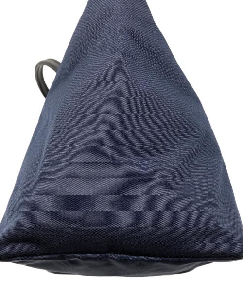 Herve Chapelier（エルベシャプリエ）Herve Chapelier (エルベシャプリエ) レザーハンドル舟型トートM ネイビーの古着・服飾アイテム