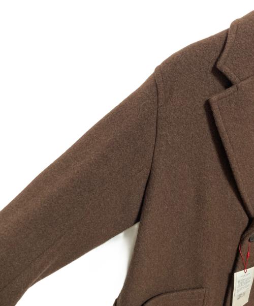 DANTON（ダントン）DANTON (ダントン) ウールモッサ チェスターコート ブラウン サイズ:36の古着・服飾アイテム