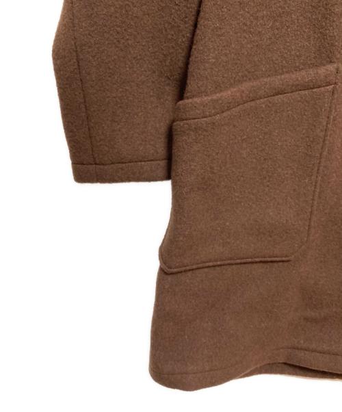 DANTON（ダントン）DANTON (ダントン) ウールモッサ チェスターコート ブラウン サイズ:36の古着・服飾アイテム