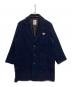 DANTON（ダントン）の古着「ウールモッサ チェスターコート」｜ネイビー
