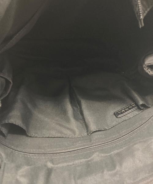 RANDA（ランダ）RANDA (ランダ) 2WAY ベルトハンドルキルティングトートバッグ ブラックの古着・服飾アイテム