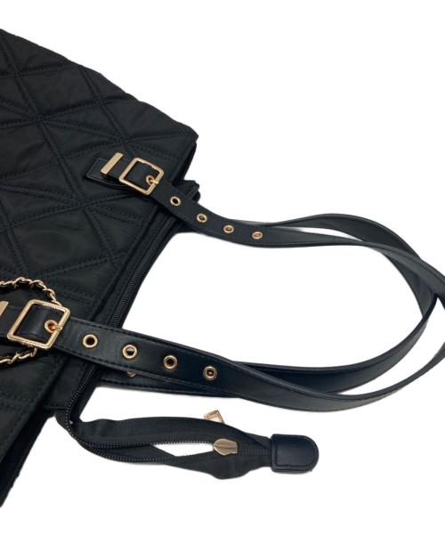 RANDA（ランダ）RANDA (ランダ) 2WAY ベルトハンドルキルティングトートバッグ ブラックの古着・服飾アイテム