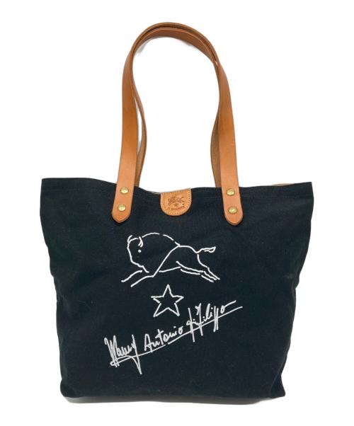 IL BISONTE（イル ビゾンテ）IL BISONTE (イル ビゾンテ) トートバッグ ブラックの古着・服飾アイテム
