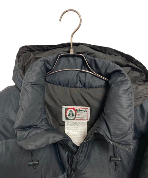 Wood's（ウッズ）Wood's (ウッズ) ダウンジャケット ブラック サイズ:Mの古着・服飾アイテム