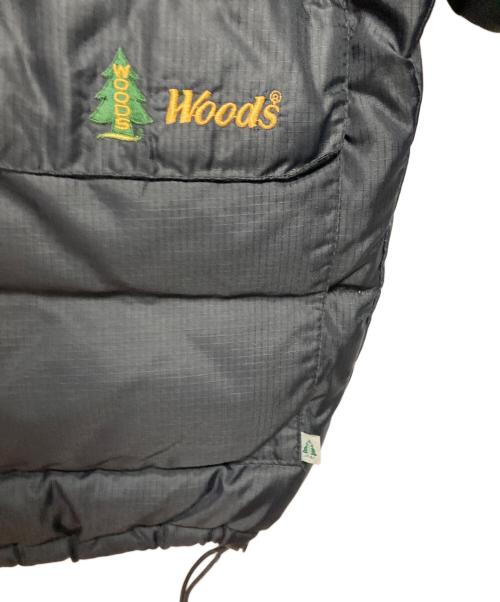 Wood's（ウッズ）Wood's (ウッズ) ダウンジャケット ブラック サイズ:Mの古着・服飾アイテム