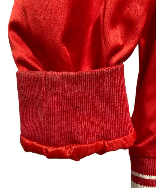 HUF（ハフ）HUF (ハフ) FELIX SATIN JACKET レッド サイズ:Mの古着・服飾アイテム