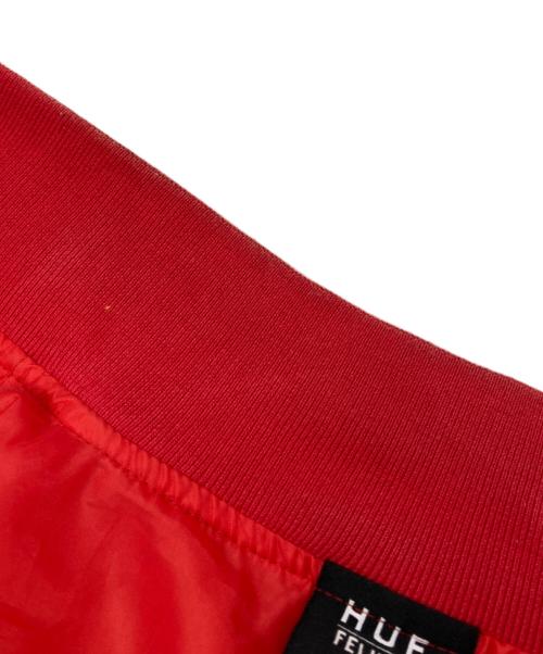 HUF（ハフ）HUF (ハフ) FELIX SATIN JACKET レッド サイズ:Mの古着・服飾アイテム