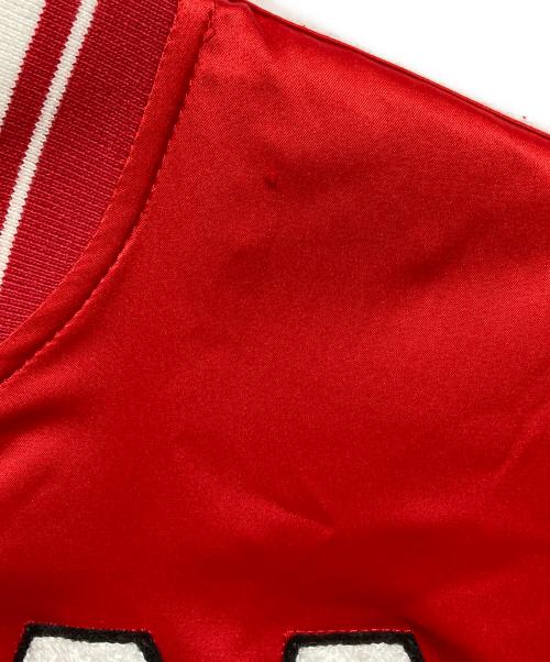 HUF（ハフ）HUF (ハフ) FELIX SATIN JACKET レッド サイズ:Mの古着・服飾アイテム