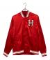 HUF（ハフ）の古着「FELIX SATIN JACKET」｜レッド