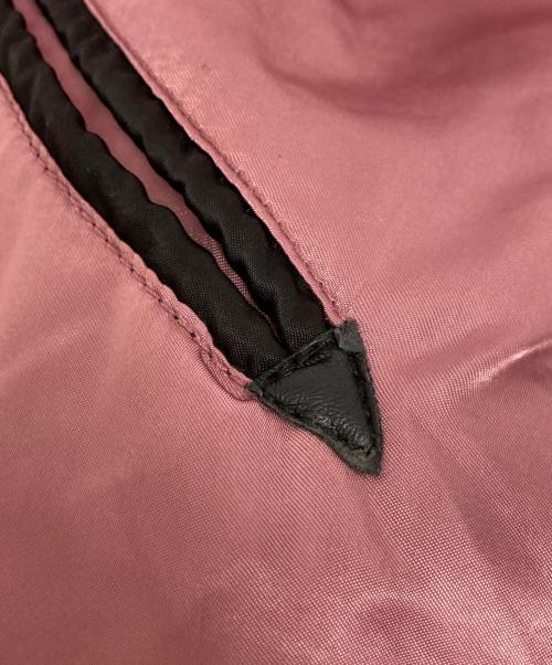 DIESEL（ディーゼル）DIESEL (ディーゼル) ウルフデザイン スカジャン ブラック×ピンク サイズ:Mの古着・服飾アイテム