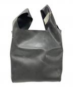 BLACK COMME des GARCONSブラックコムデギャルソン）の古着「ラバートートバッグ」｜ブラック