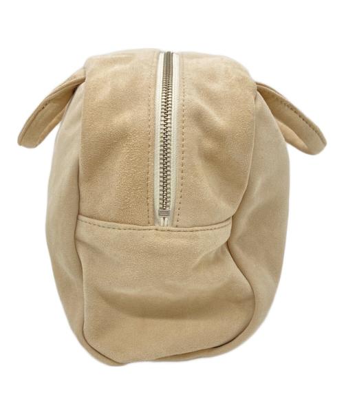 COMME des GARCONS COMME des GARCONS（コムデギャルソン コムデギャルソン）COMME des GARCONS COMME des GARCONS (コムデギャルソン コムデギャルソン) ラムレザーハンドバッグ ベージュの古着・服飾アイテム