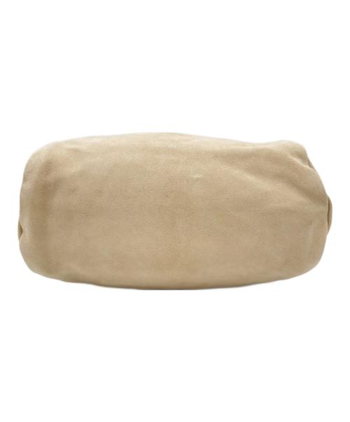 COMME des GARCONS COMME des GARCONS（コムデギャルソン コムデギャルソン）COMME des GARCONS COMME des GARCONS (コムデギャルソン コムデギャルソン) ラムレザーハンドバッグ ベージュの古着・服飾アイテム