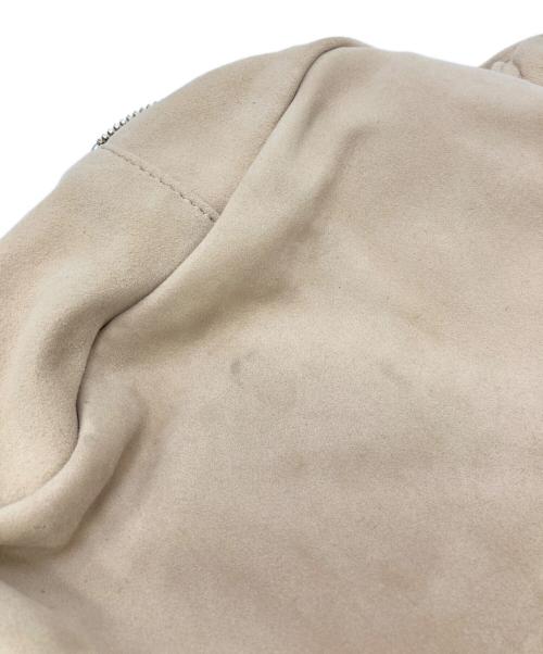 COMME des GARCONS COMME des GARCONS（コムデギャルソン コムデギャルソン）COMME des GARCONS COMME des GARCONS (コムデギャルソン コムデギャルソン) ラムレザーハンドバッグ ベージュの古着・服飾アイテム