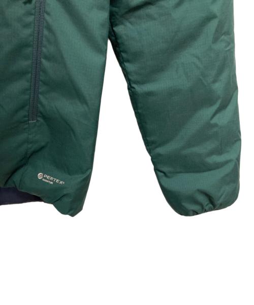 SALOMON（サロモン）SALOMON (サロモン) PRIMALOFT ZIP JACKET グリーン×ネイビー サイズ:Sの古着・服飾アイテム
