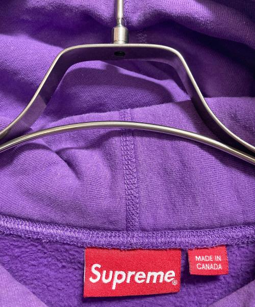 SUPREME（シュプリーム）SUPREME (シュプリーム) Classic Script Hooded Sweatshirt パープル サイズ:Mの古着・服飾アイテム