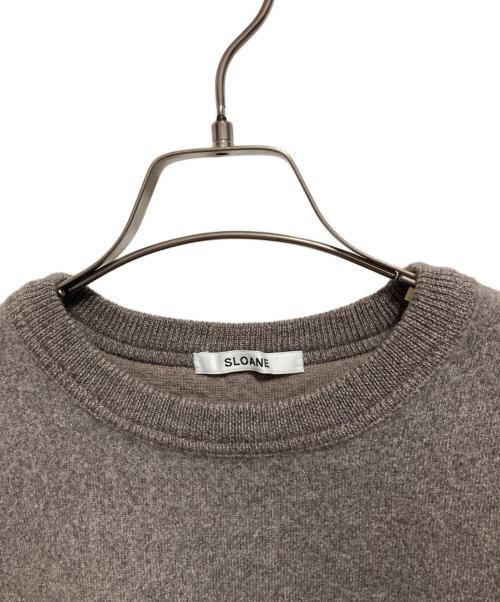 SLOANE（スローン）SLOANE (スローン) 12G天竺ダブルフェイスニットセーター ベージュ サイズ:SIZE 3の古着・服飾アイテム