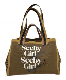 SEE BY CHLOE（シーバイクロエ）の古着「トートバッグ」｜ベージュ