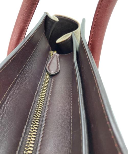 CELINE（セリーヌ）CELINE (セリーヌ) ラゲージ ミニショッパーキャンバス ベージュの古着・服飾アイテム