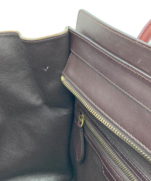 CELINE（セリーヌ）CELINE (セリーヌ) ラゲージ ミニショッパーキャンバス ベージュの古着・服飾アイテム