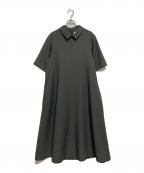foufouフーフー）の古着「シャツワンピース」｜グレー