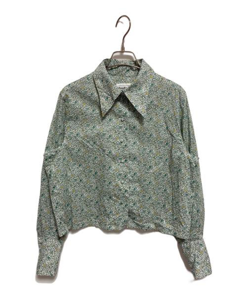 foufou（フーフー ザドレス）foufou (フーフー ザドレス) liberty print shirt collar blouse グリーン サイズ:FREEの古着・服飾アイテム