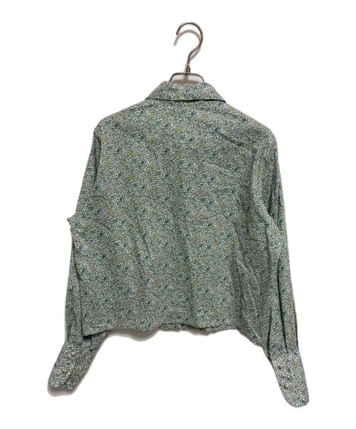 foufou（フーフー ザドレス）foufou (フーフー ザドレス) liberty print shirt collar blouse グリーン サイズ:FREEの古着・服飾アイテム