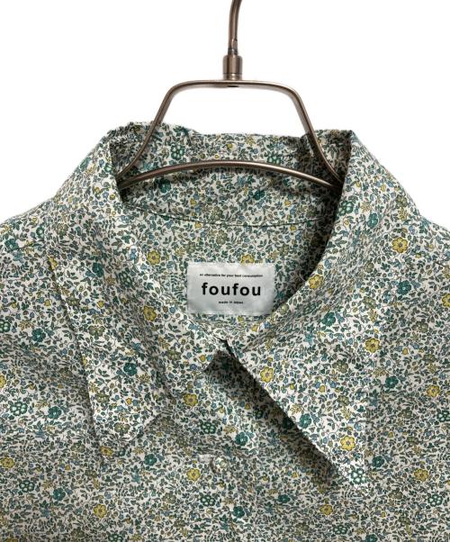 foufou（フーフー ザドレス）foufou (フーフー ザドレス) liberty print shirt collar blouse グリーン サイズ:FREEの古着・服飾アイテム
