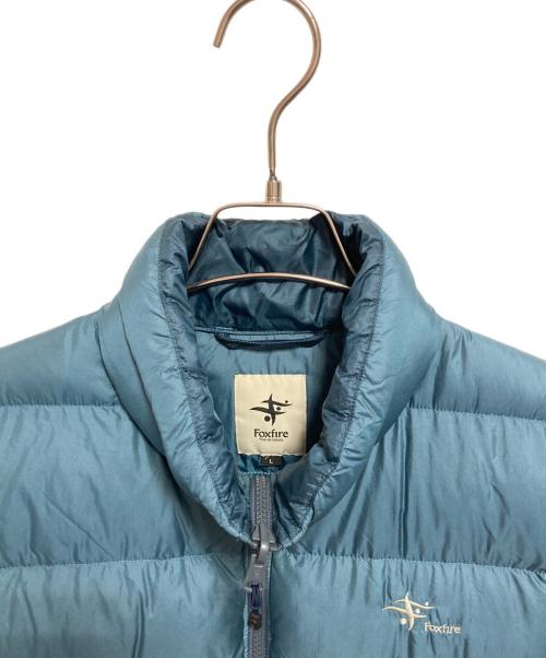 FOX FIRE（フォックスファイヤー）FOX FIRE (フォックスファイヤー) PFユニットダウンフルZIP ブルー サイズ:Lの古着・服飾アイテム