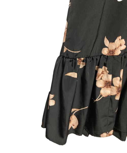 CLANE（クラネ）CLANE (クラネ) W FACE GATHER SWITCH ONEPIECE ブラックの古着・服飾アイテム