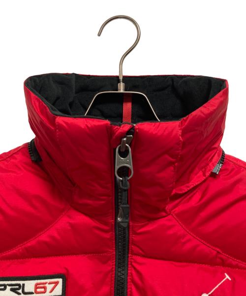 POLO RALPH LAUREN（ポロ・ラルフローレン）POLO RALPH LAUREN (ポロ・ラルフローレン) ビッグポニーダウンベスト レッド サイズ:Sの古着・服飾アイテム