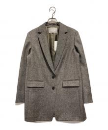 icB（アイシービー）の古着「シックツイード テーラードジャケット」｜グレー