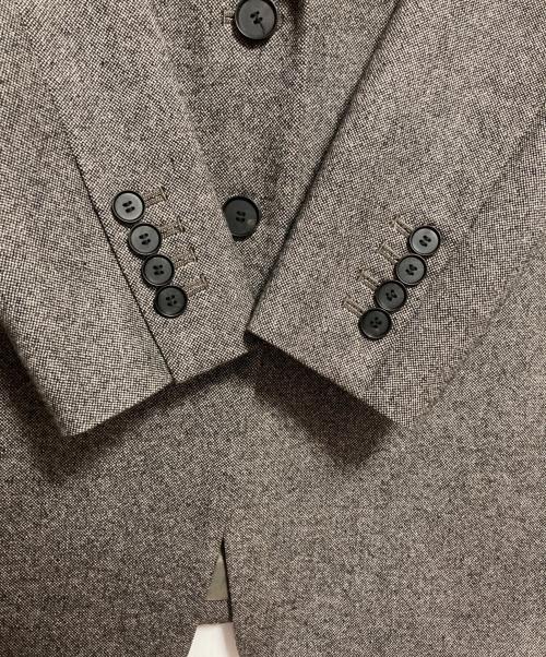 icB（アイシービー）icB (アイシービー) シックツイード テーラードジャケット グレー サイズ:SIZE 2(7)の古着・服飾アイテム