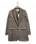 icB（アイシービー）の古着「シックツイード テーラードジャケット」｜グレー