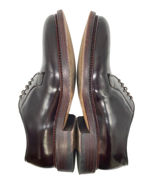 Jalan Sriwijaya（ジャランスリウァヤ）Jalan Sriwijaya (ジャランスリウァヤ) 外羽根プレーントゥシューズ ブラウン サイズ:SIZE 7の古着・服飾アイテム