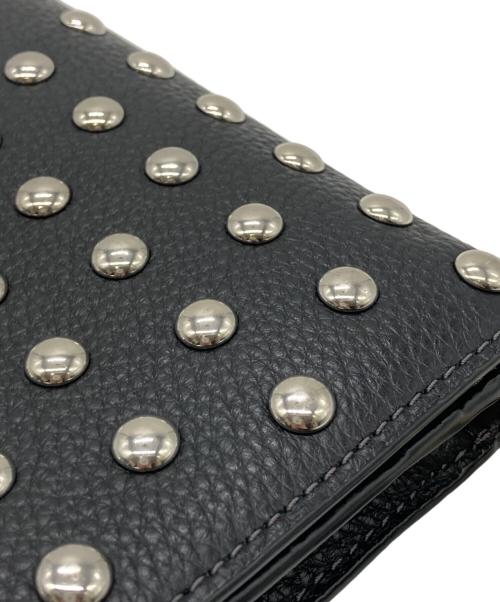 COACH（コーチ）COACH (コーチ) アンナ フォルドオーバー クラッチ クロスボディ・リベット ブラックの古着・服飾アイテム