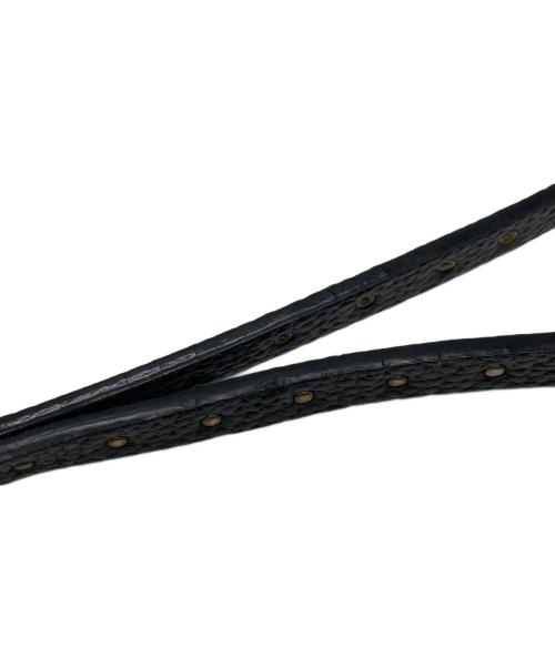 COACH（コーチ）COACH (コーチ) アンナ フォルドオーバー クラッチ クロスボディ・リベット ブラックの古着・服飾アイテム